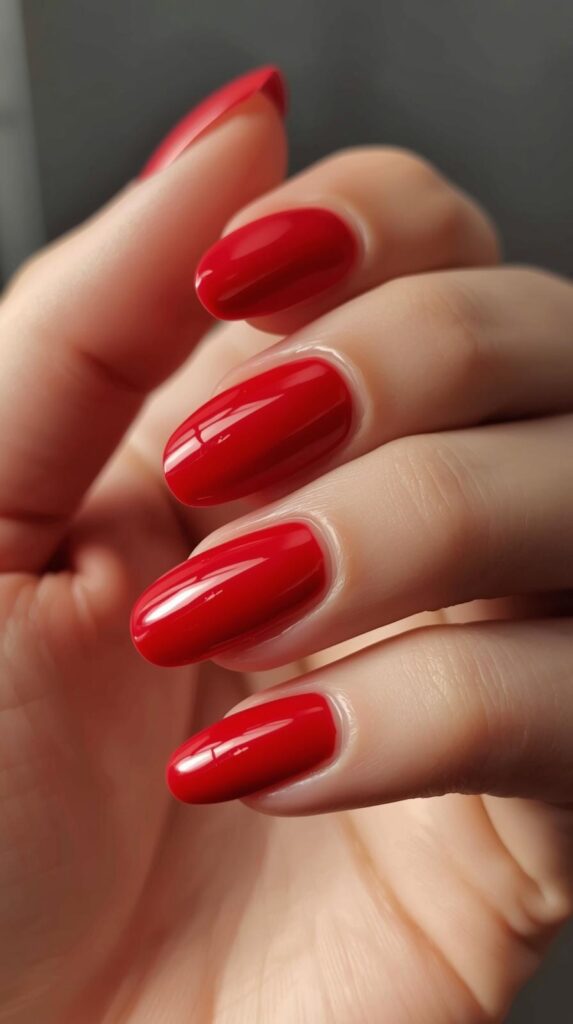 1. Classic Red Nail Polish for Teachers