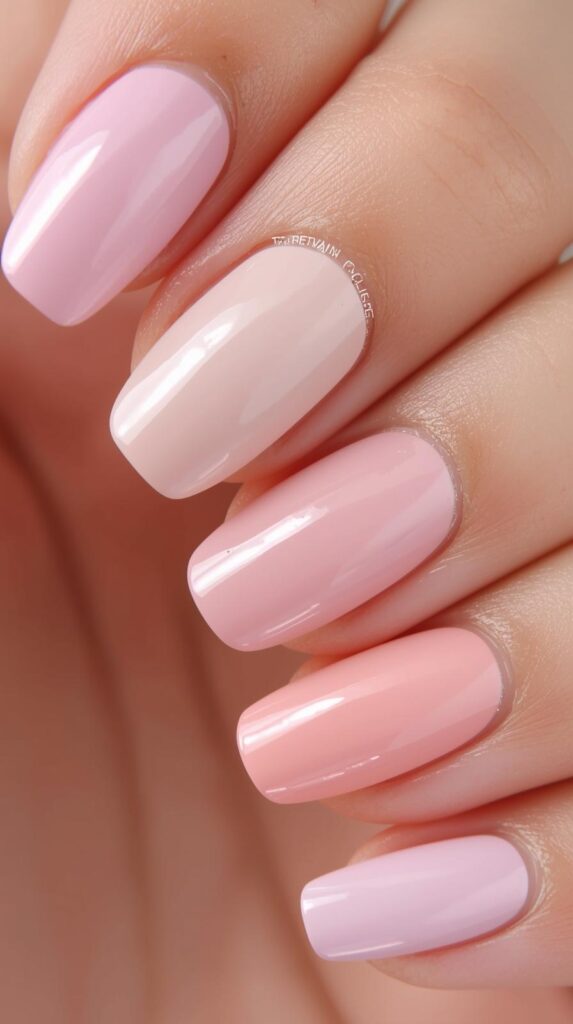 11. Pastel Valentine Nail Colors