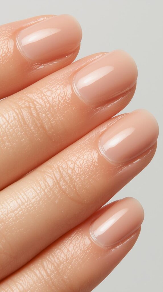 12. Natural Clean Nails with Shine