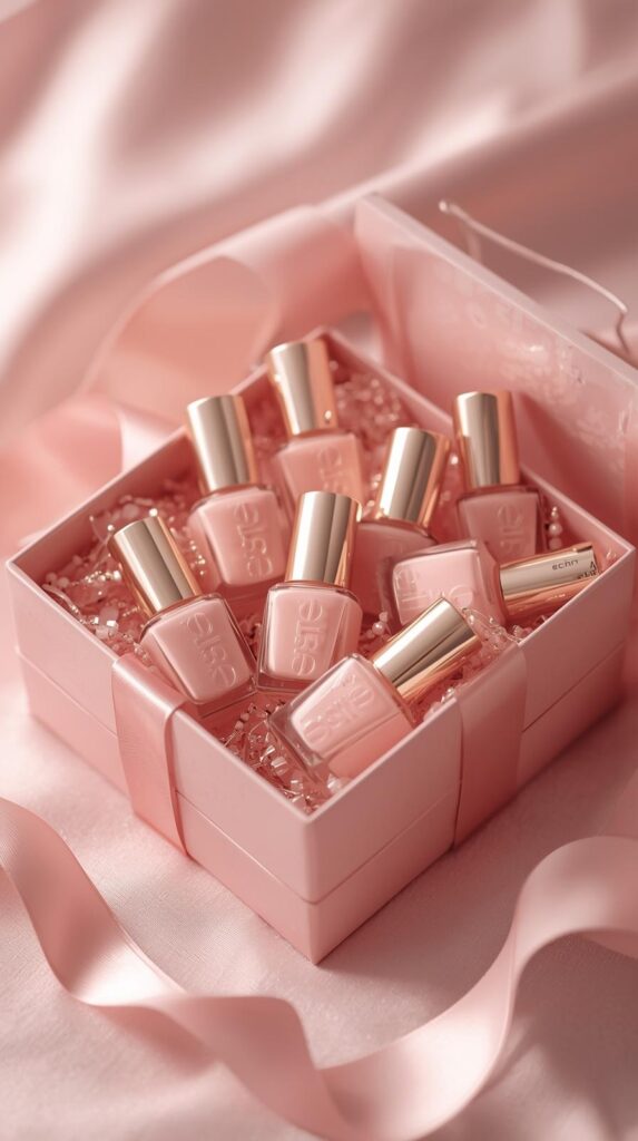 2. Soft Pink Nail Polish Gift
