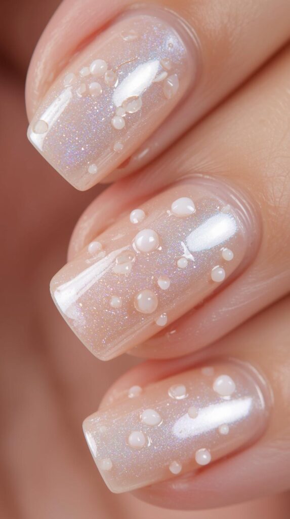 7. Glazed Donut Reset Nails