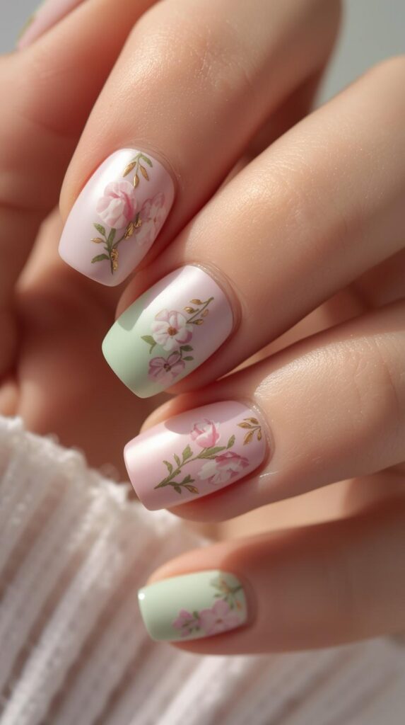 11. Matte Luxury Spring Nails