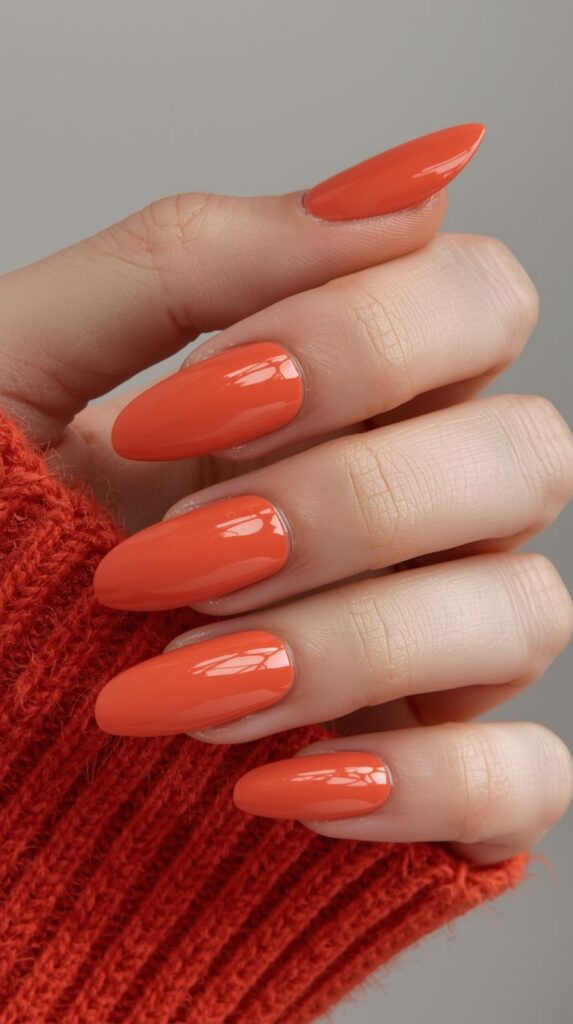 1. Bright Solid Color Nails