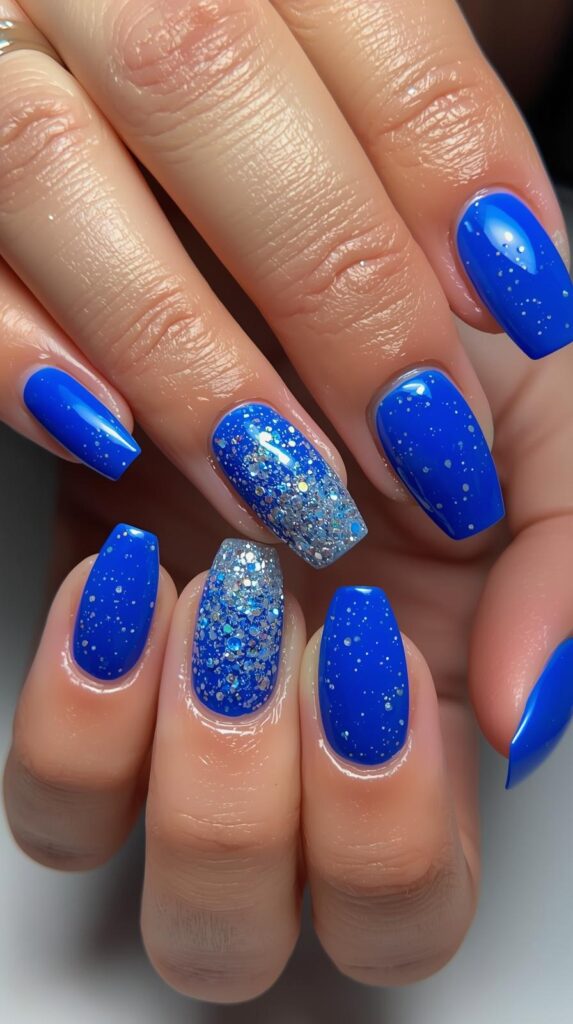 11. Blue & Glitter