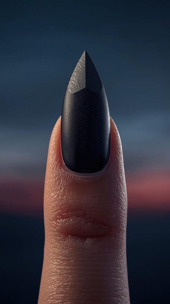 12. Mountain Peak Nail Shape