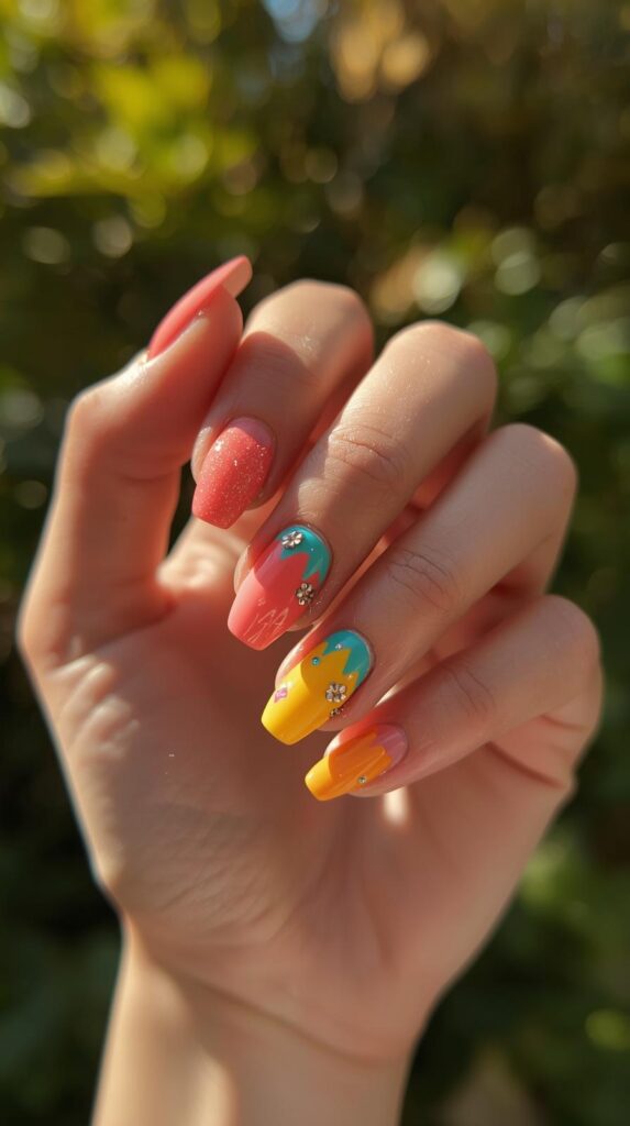 12. Short Summer Nails