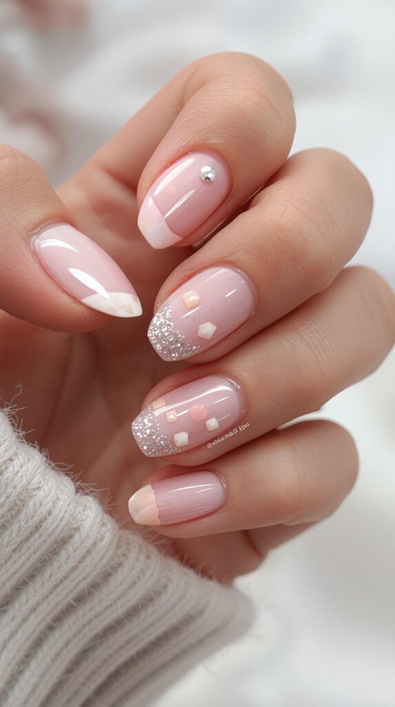 2. Pastel Mix and Match Nails