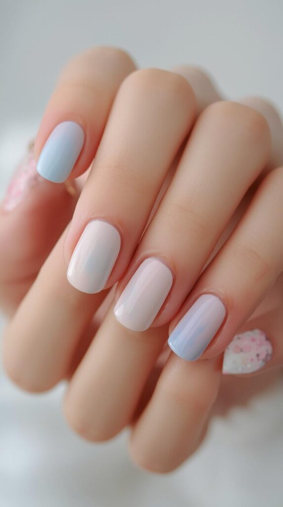 3. Baby Blue & Pink