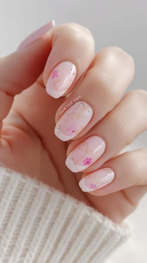 5. Abstract Pastel Trendy Spring Nail Designs