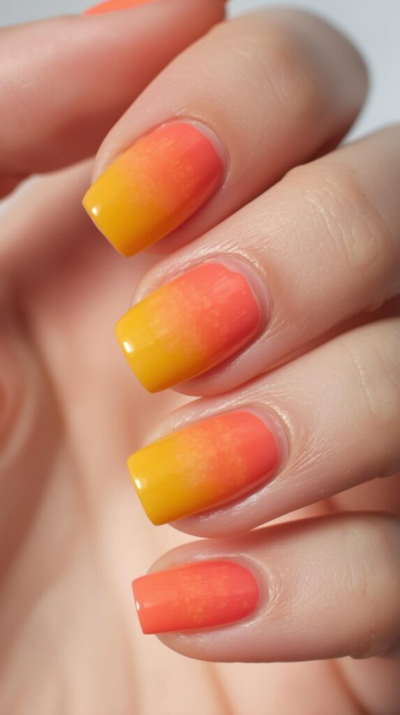 5. Ombre Summer Nails