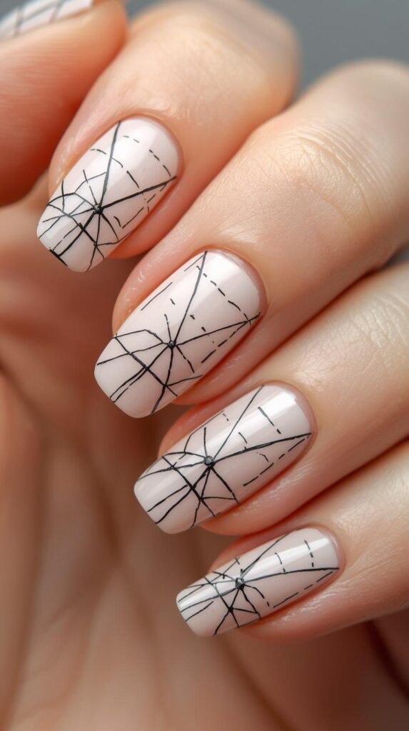 6. Minimal Line Nails