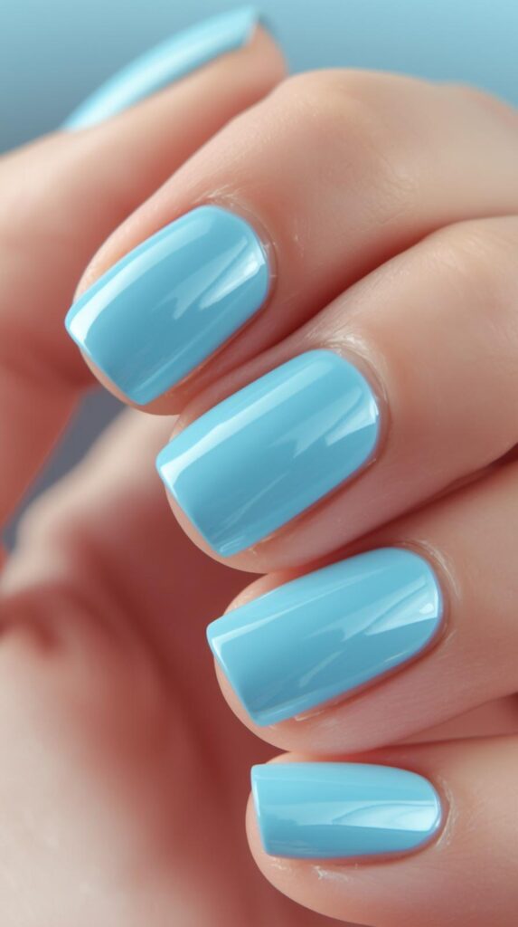 7. Blue Sky Nails