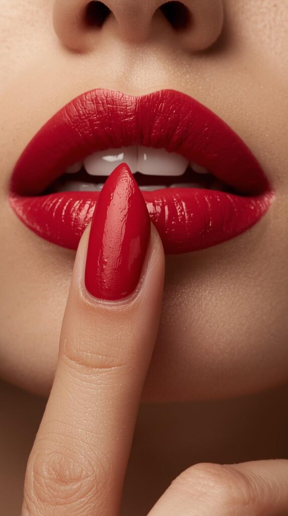 9. Lipstick Nail Shape