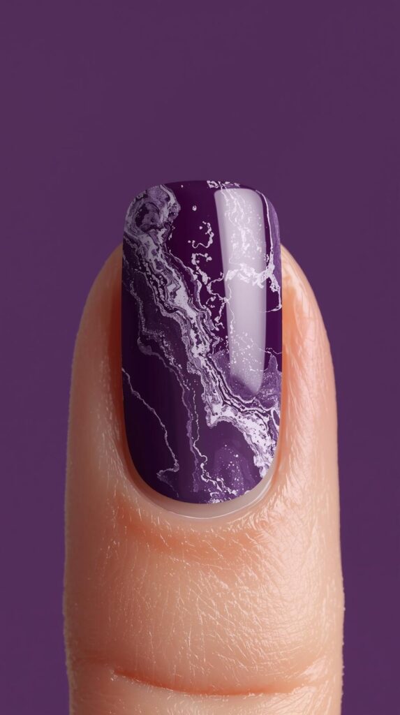 9. Marble Purple