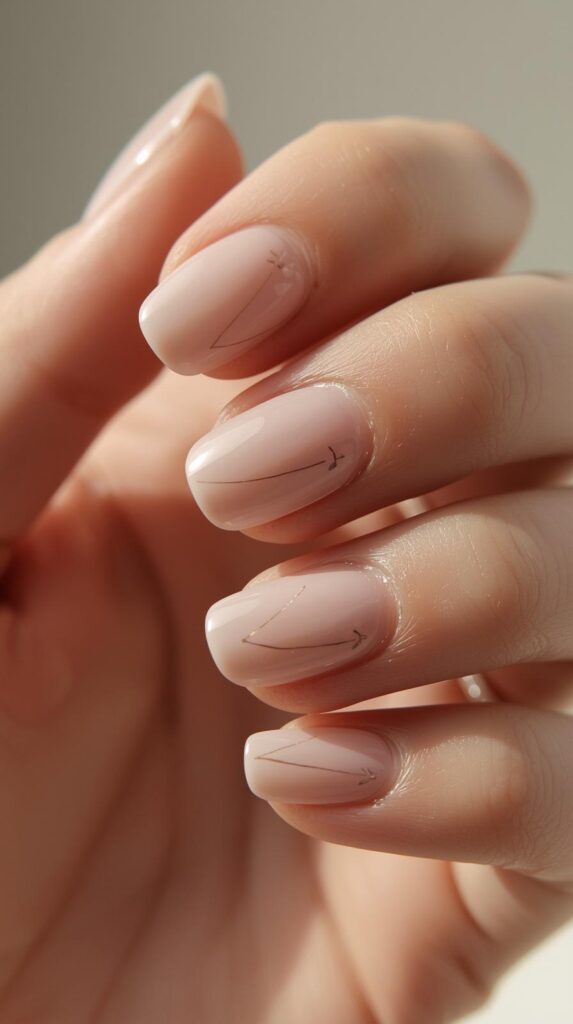 11. Minimal Nude Nails