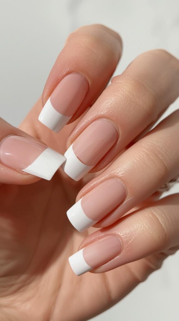 2. French Tip Baddie Nails