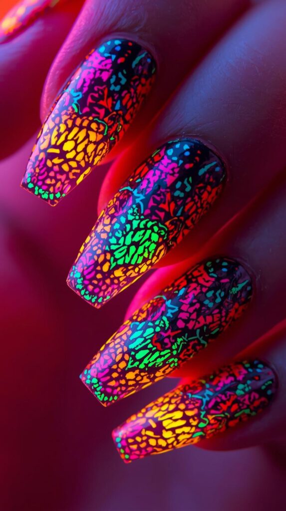2. Neon Pucci Nails