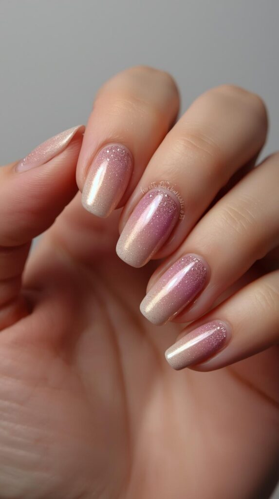4. Ombre Birthday Nails
