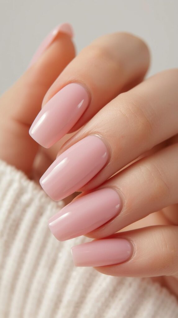 5. Baby Pink Gel Nails
