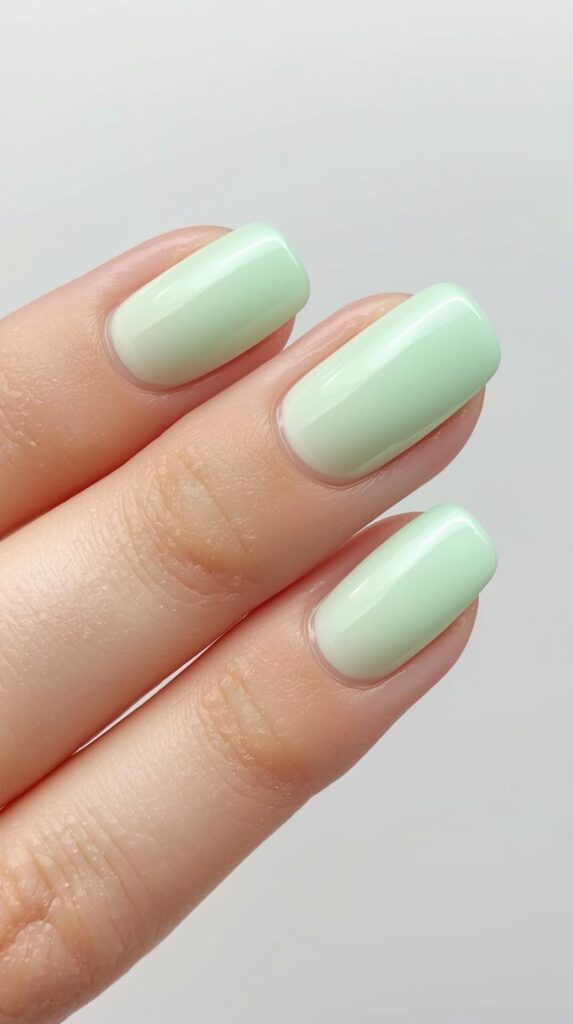 5. Ombre Pastel Green Gel
