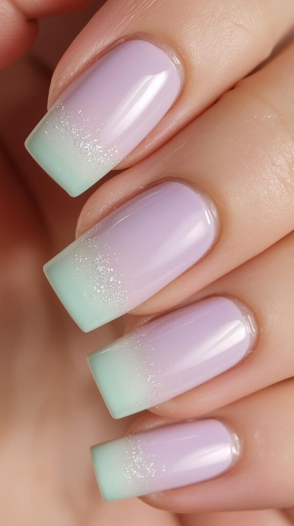 5. Ombre Pastel Tips