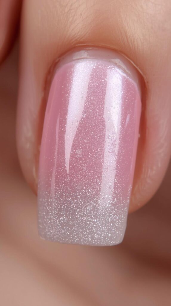 5. Soft Ombre Baby Pink Chrome