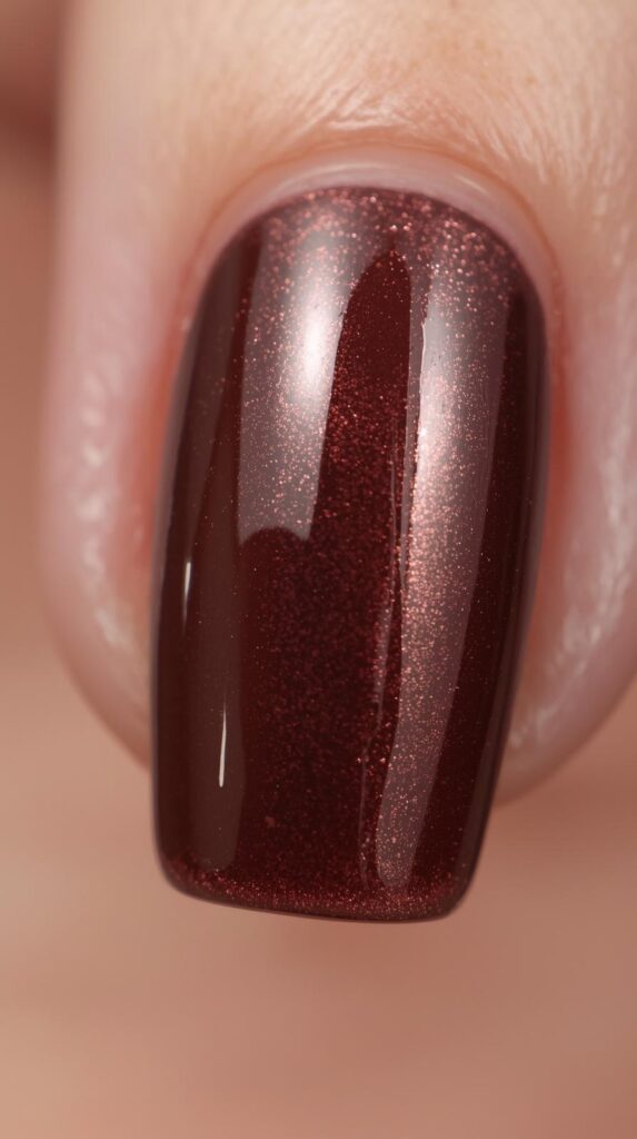 6. Coffin Brown Chrome Accent