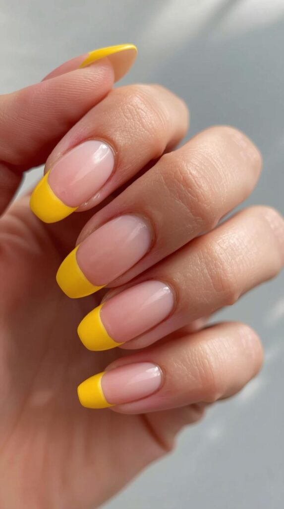 11. Lemon Yellow Double Tips