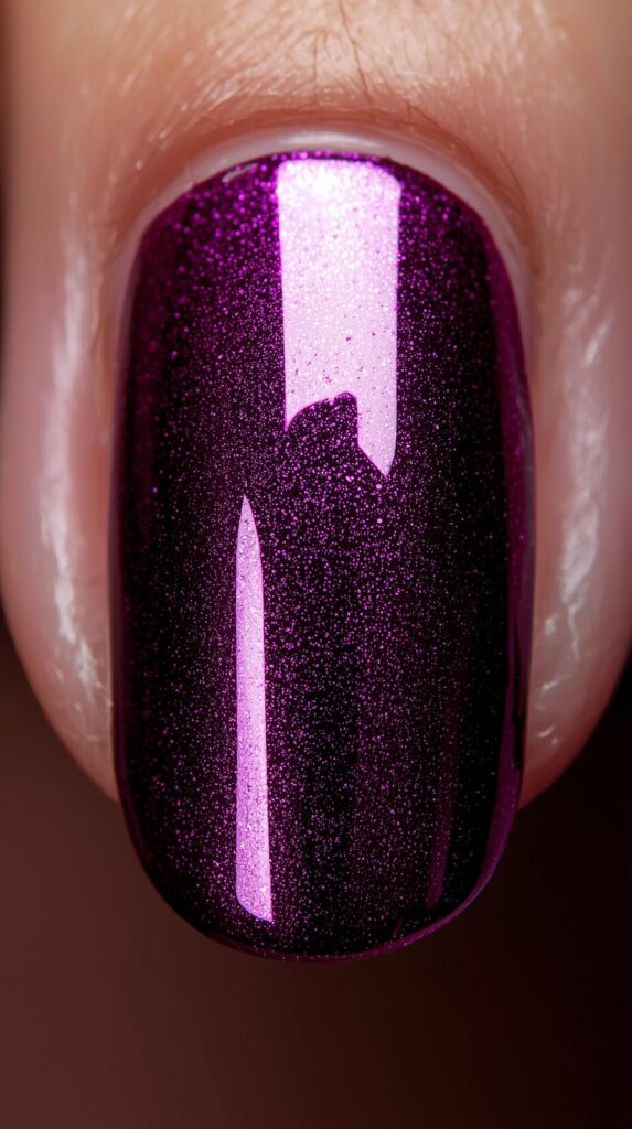 11. Metallic Bold Chrome Nail