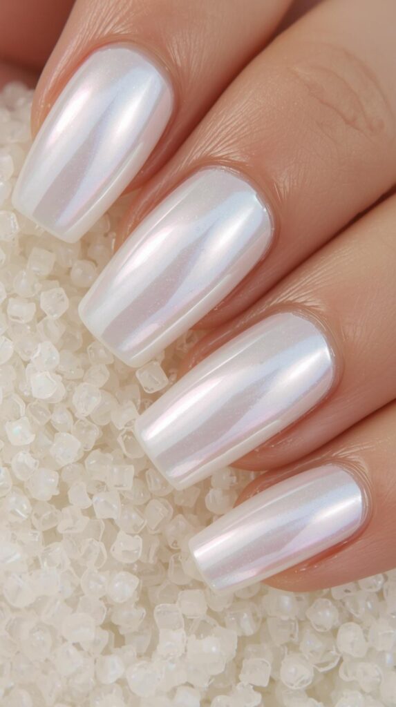 11. Pearl Gloss Press-On Nails