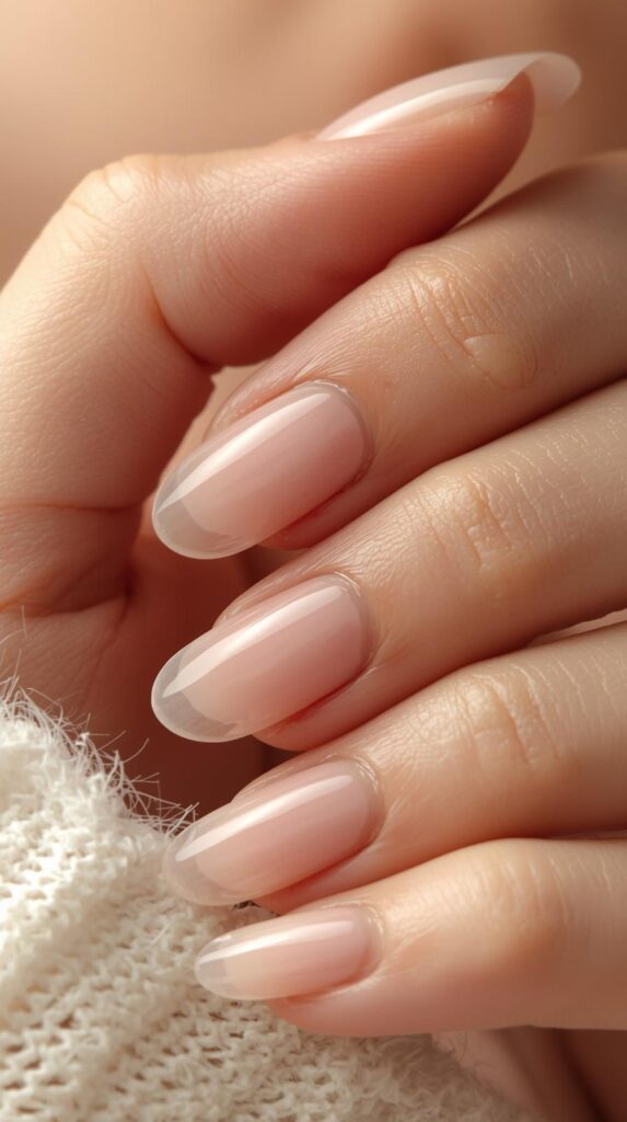 12. Sheer Gloss Nails
