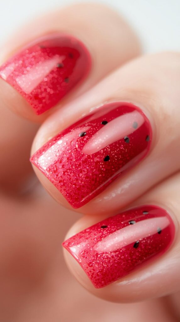 12. Watermelon Sugar Nails