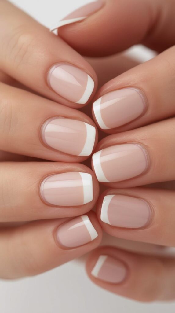 2. Nude French Tip Nails
