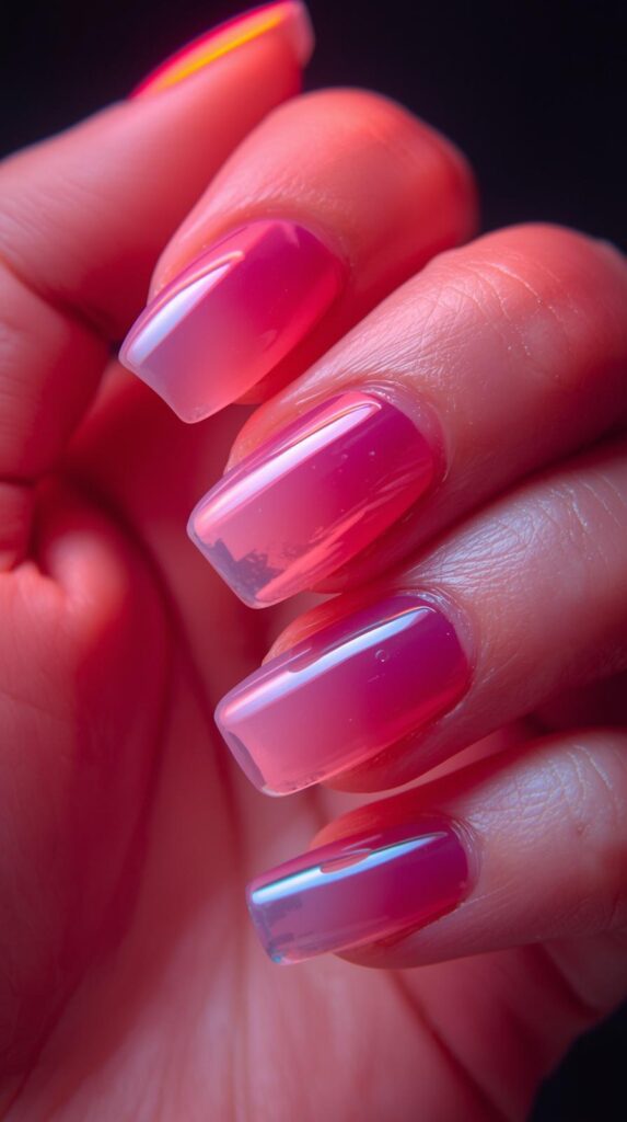 2. Jelly Gloss Nails