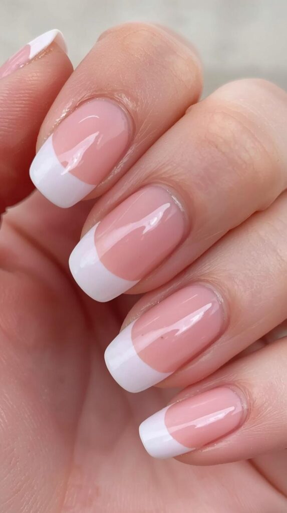 3. Baby Pink French Tip Nails