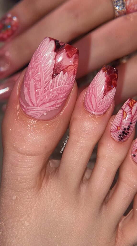 3. Extra Long Acrylic Toenails