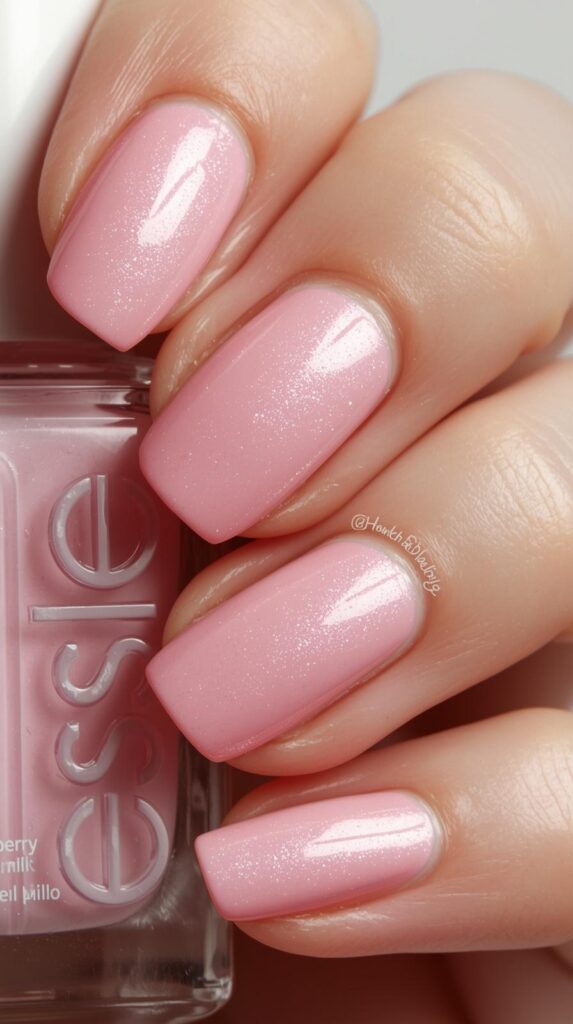 3. Strawberry Milk Nails