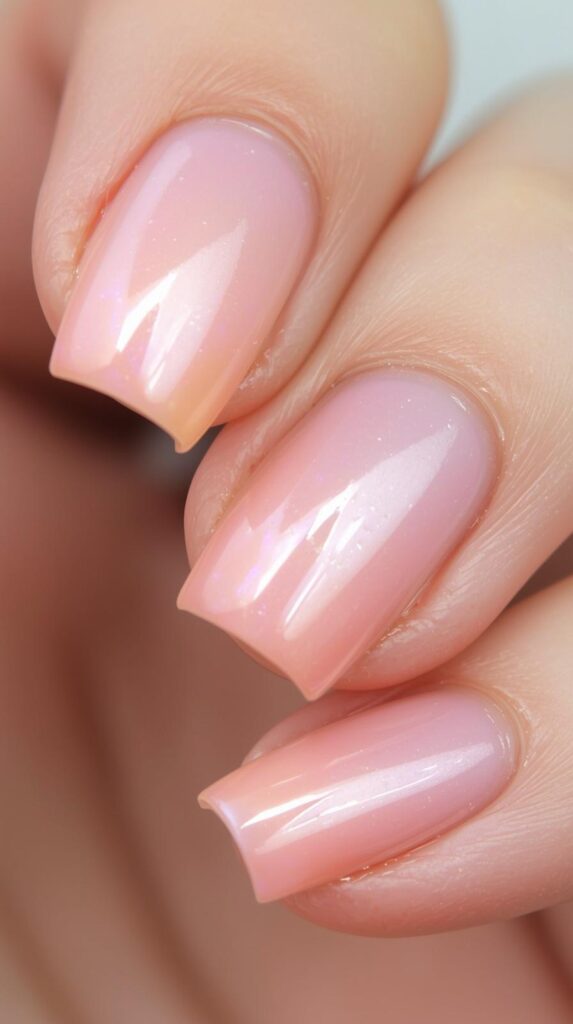 4. Blush Aura Nails