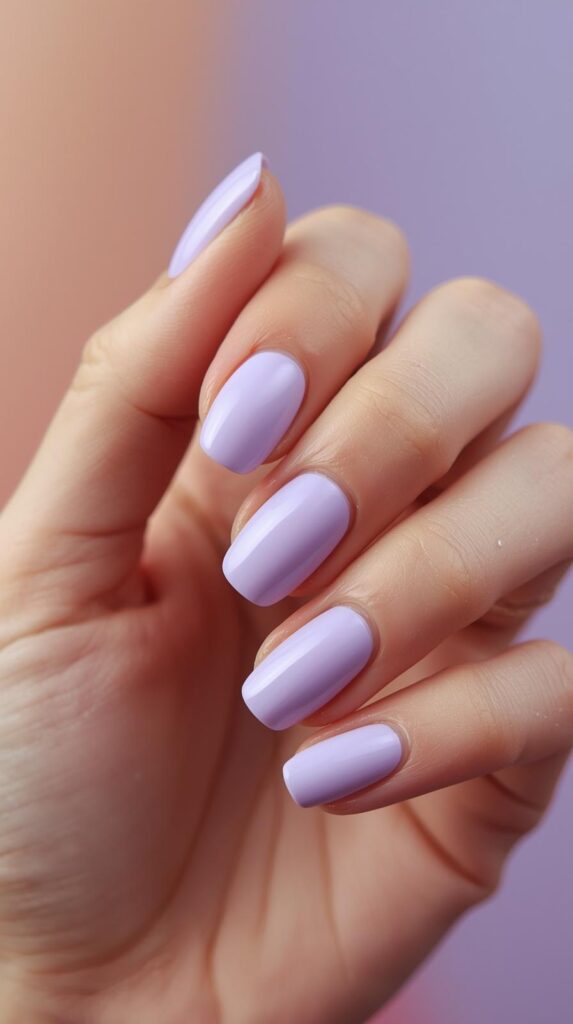 4. Lavender Nails