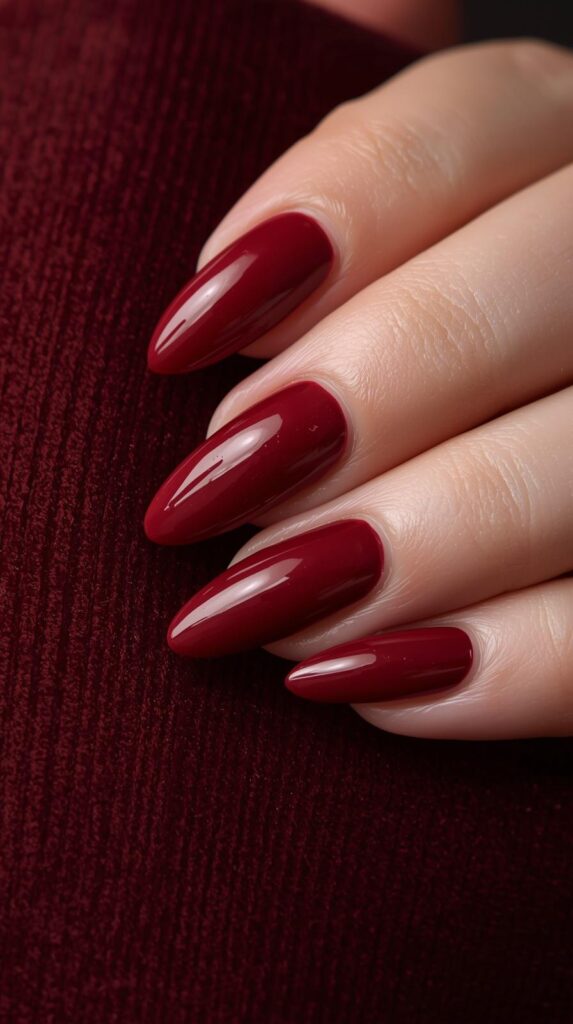 5. Nude Almond Nails