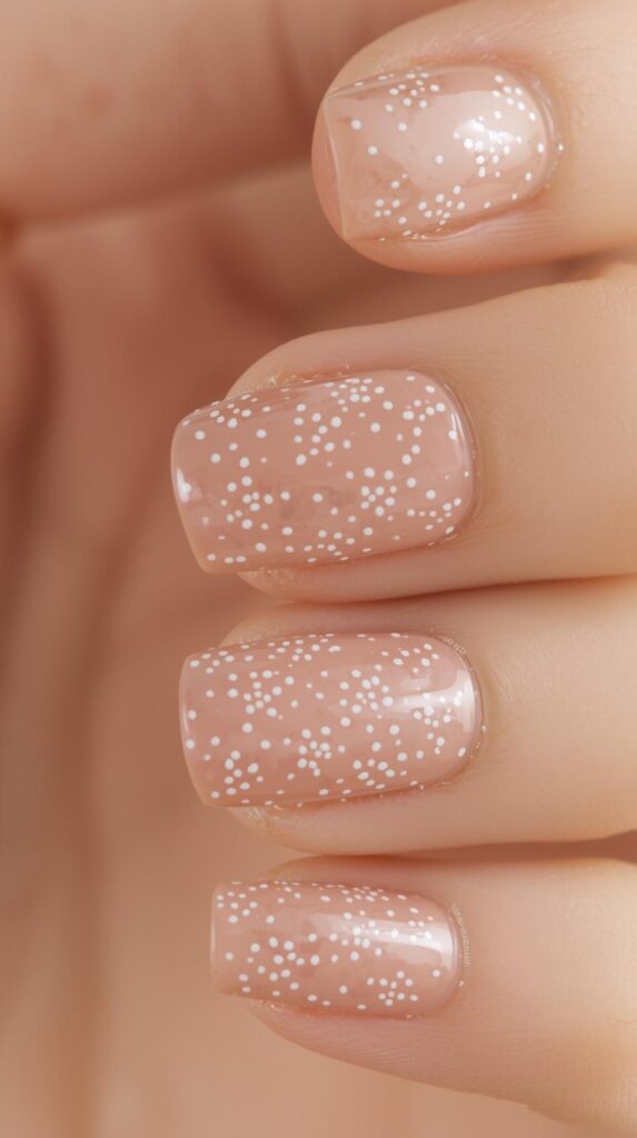 5. Minimal Dot Nail Art