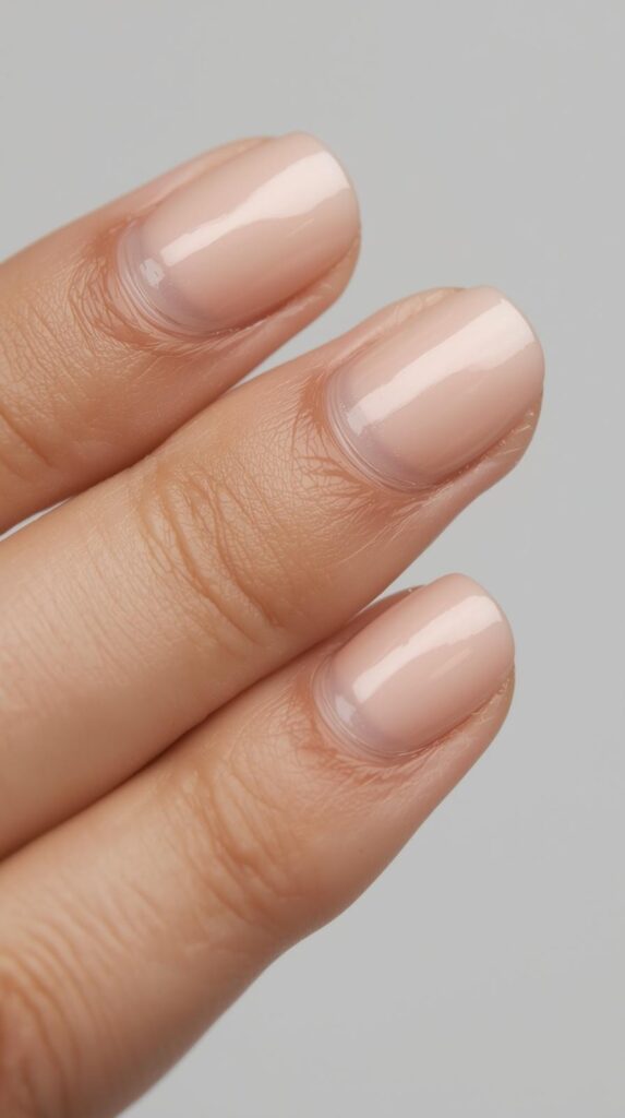 5. Minimal Nude Nails