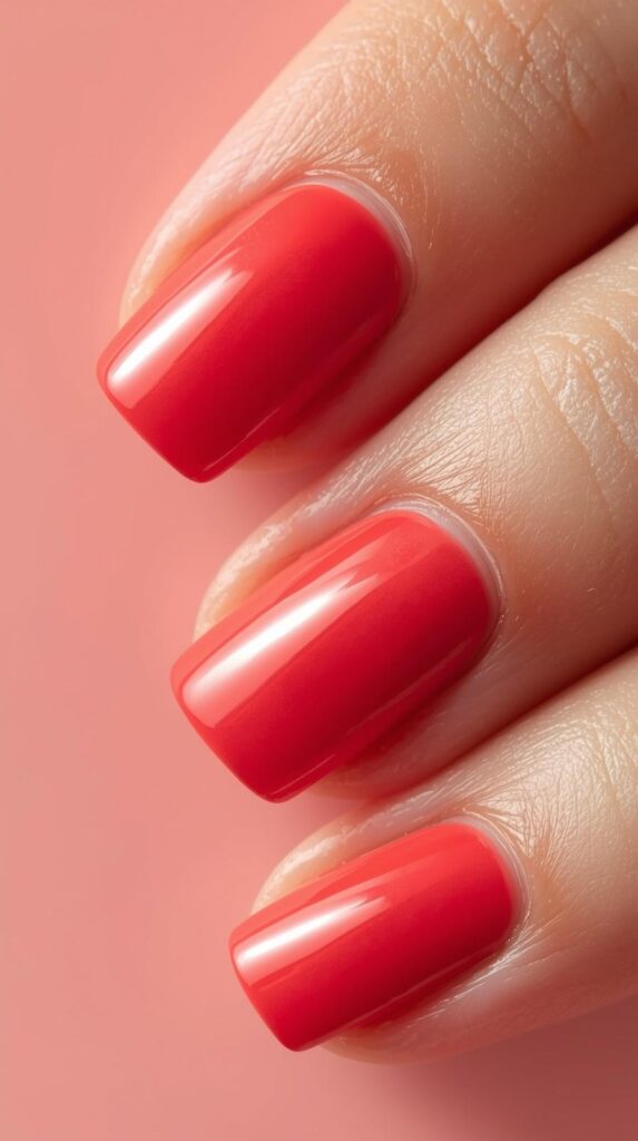 8. Coral Nails