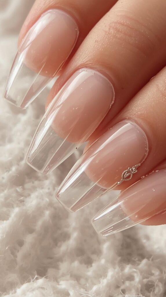 8. Jelly Transparent Nails