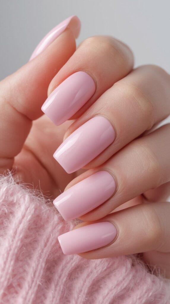 8. Soft Pastel Pink Nails