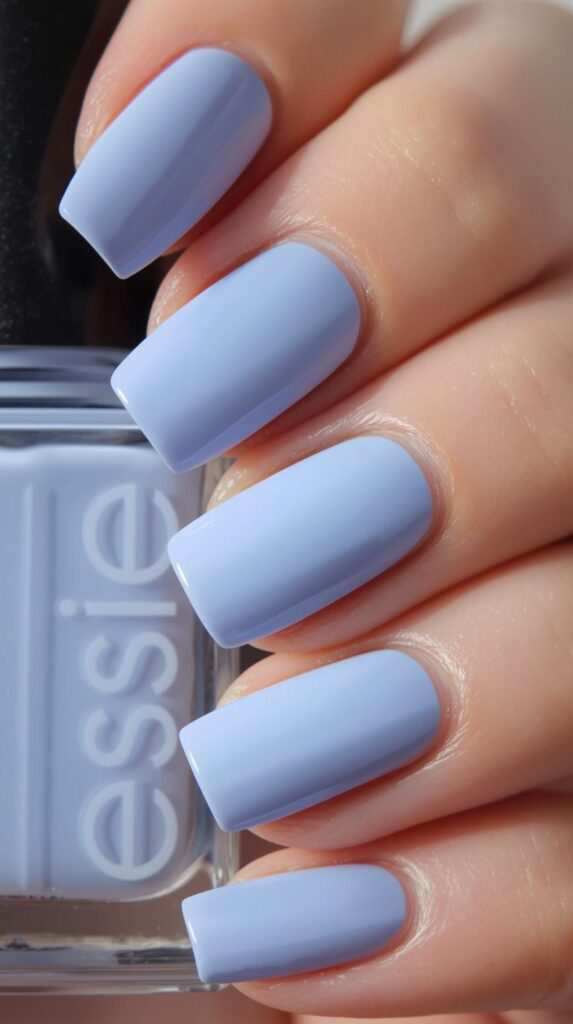 9. Blueberry Milk Nails