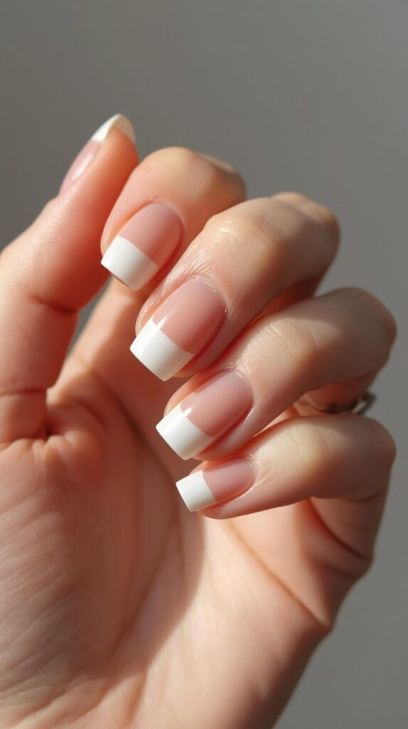 9. Soft Ombre French Lines