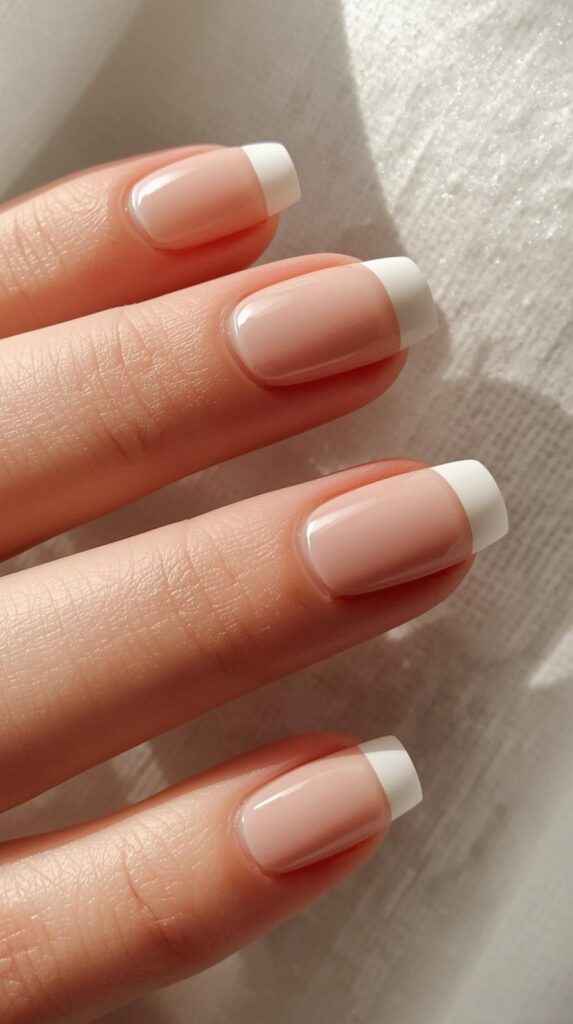 4. Minimalist French Tips