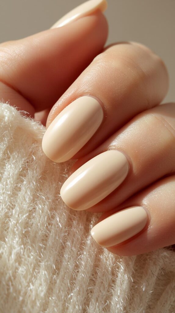 9. Vanilla Cream Nails