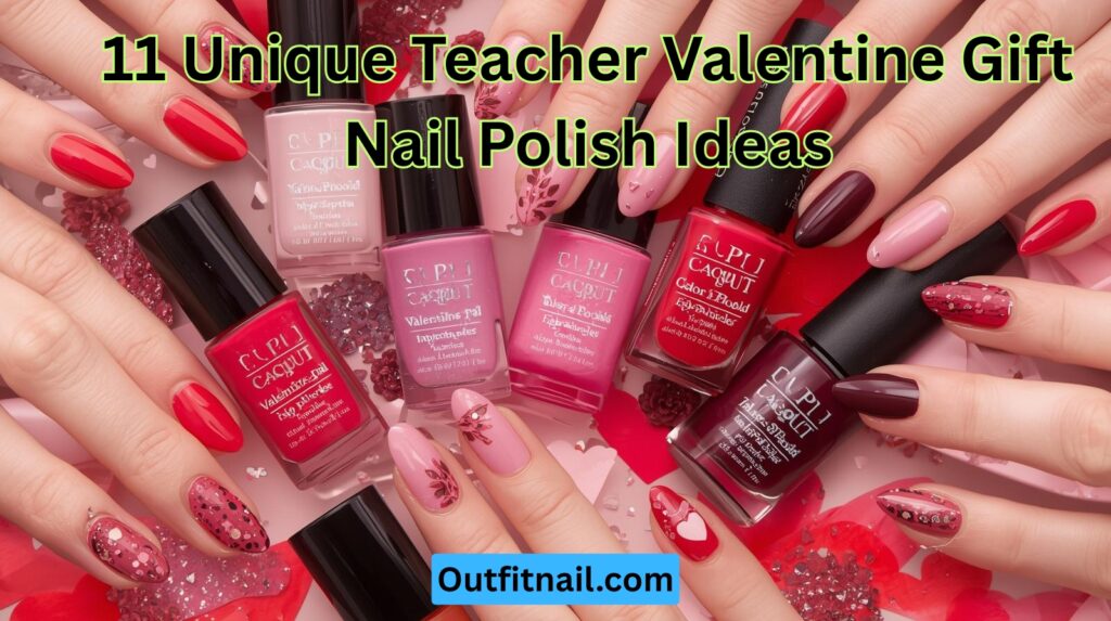 11 Unique Teacher Valentine Gift Nail Polish Ideas